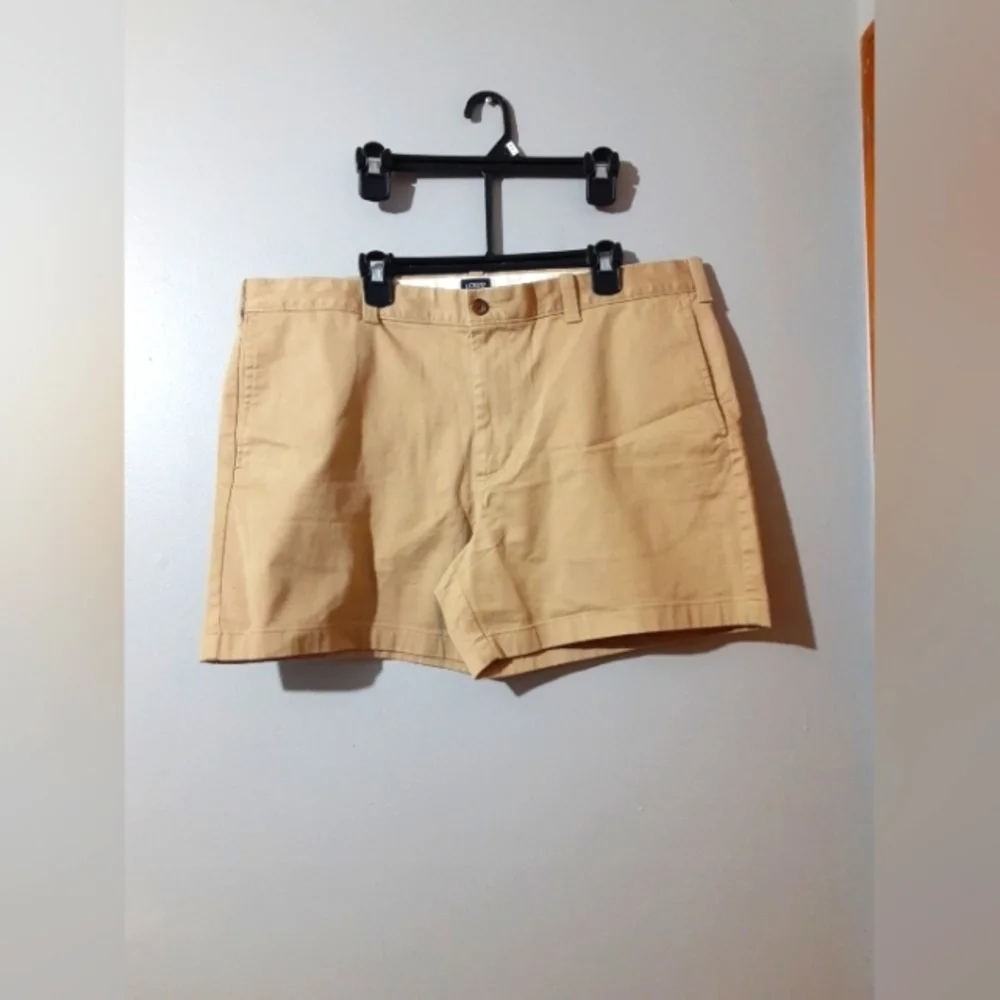 J Crew Men's NWT Chino Khaki Shorts Tan Size 40  Casual Outdoors Tennis